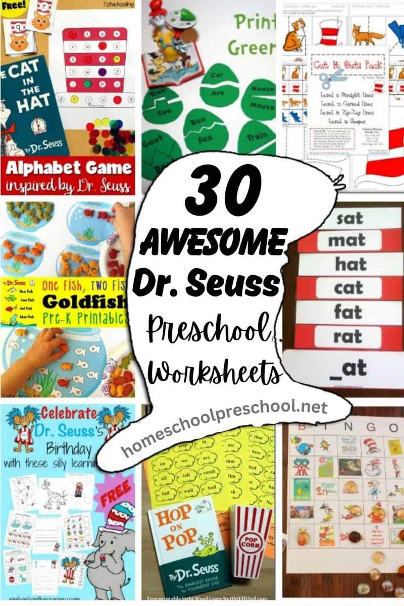 Engage Preschoolers With Fun Dr Seuss Preschool Printables Engage Preschoolers With Fun Dr Seuss Preschool Printables