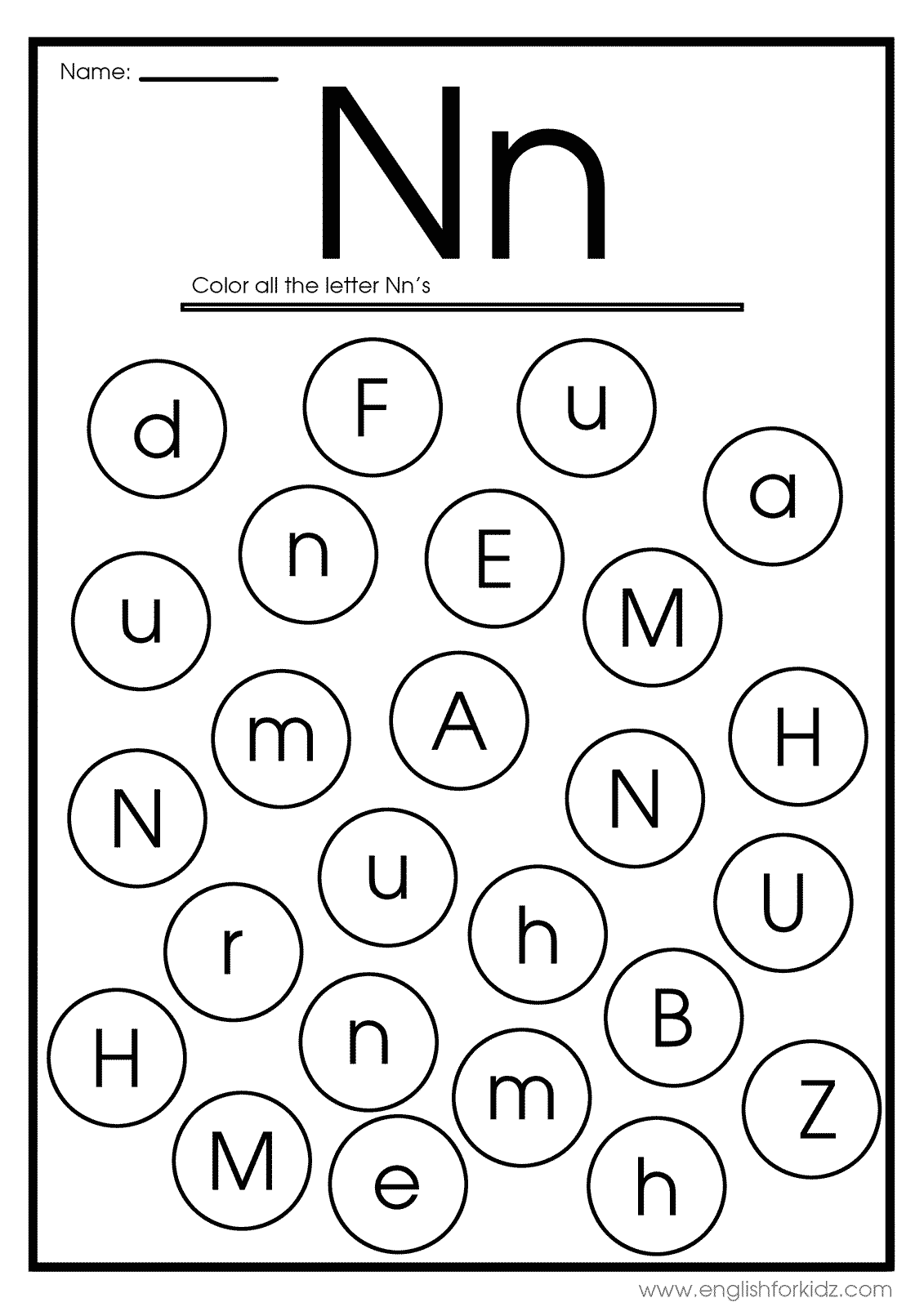 English For Kids Step By Step Letter N Worksheets Flash Cards Coloring Pages English For Kids Step By Step Letter N Worksheets Flash Cards Coloring Pages