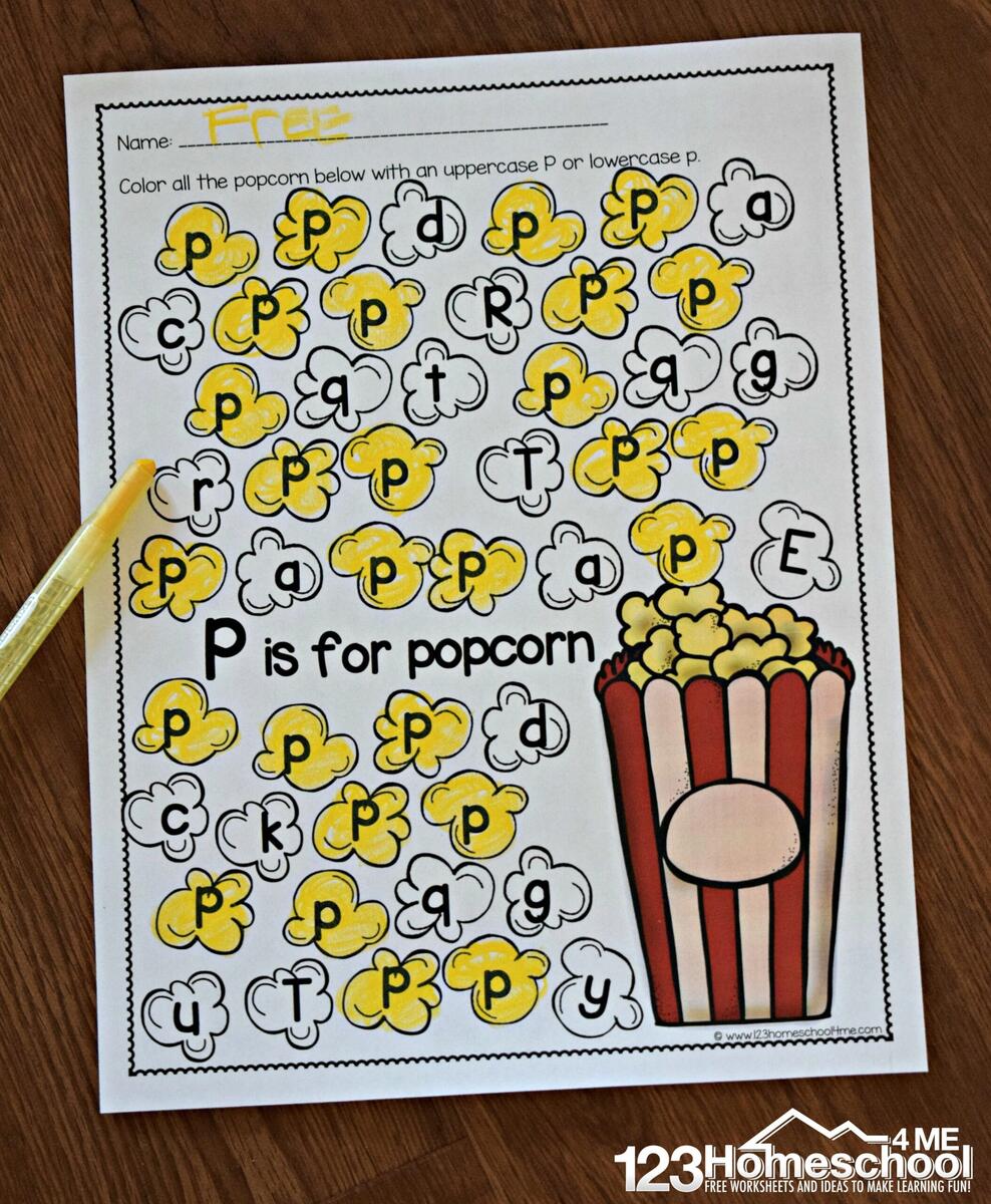 FREE A To Z Letter Find Worksheets 123 Homeschool 4 Me