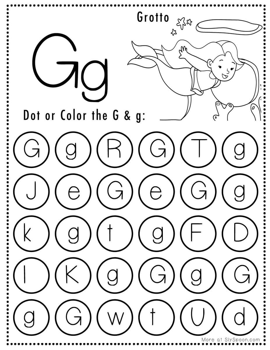 Letter G Preschool Printables Preschool Mom