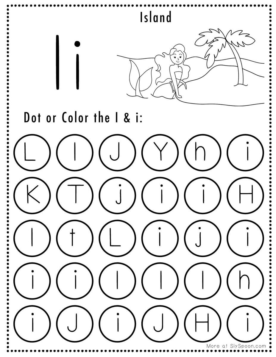 Free Alphabet Do A Dot Printables Worksheets Letter I Mermaid Themed Sly Spoon Free Alphabet Do A Dot Printables Worksheets Letter I Mermaid Themed Sly Spoon