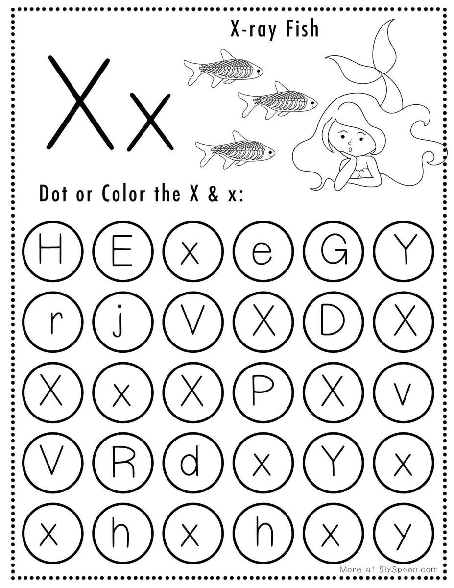 Free Alphabet Do A Dot Printables Worksheets Letter X Mermaid Themed Sly Spoon Free Alphabet Do A Dot Printables Worksheets Letter X Mermaid Themed Sly Spoon