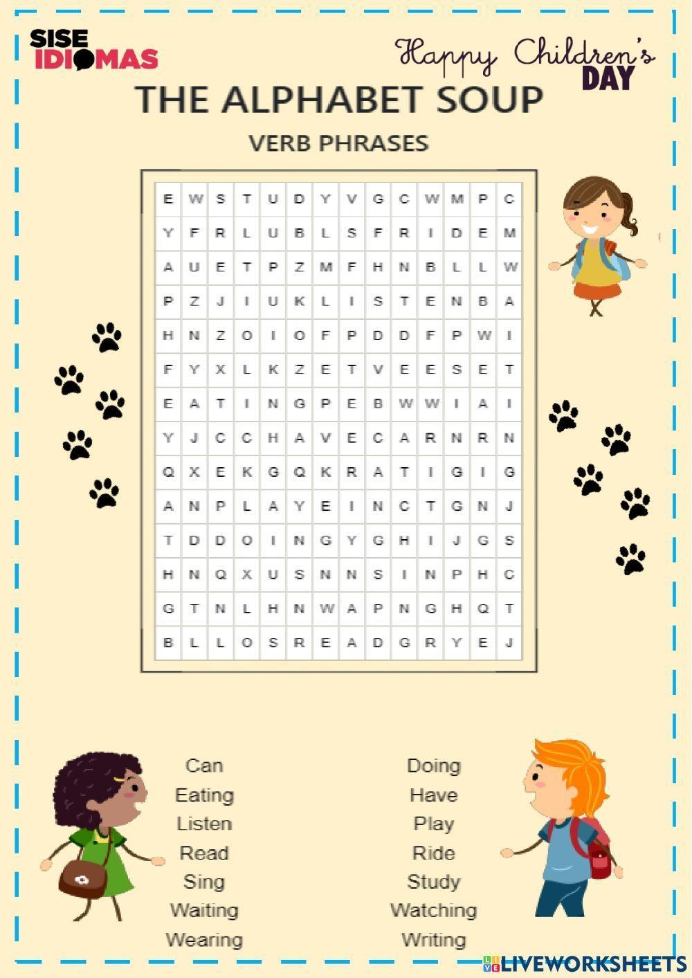 Free Alphabet Soup Worksheet Download Free Alphabet Soup Worksheet Png Images Free Worksheets On Clipart Library
