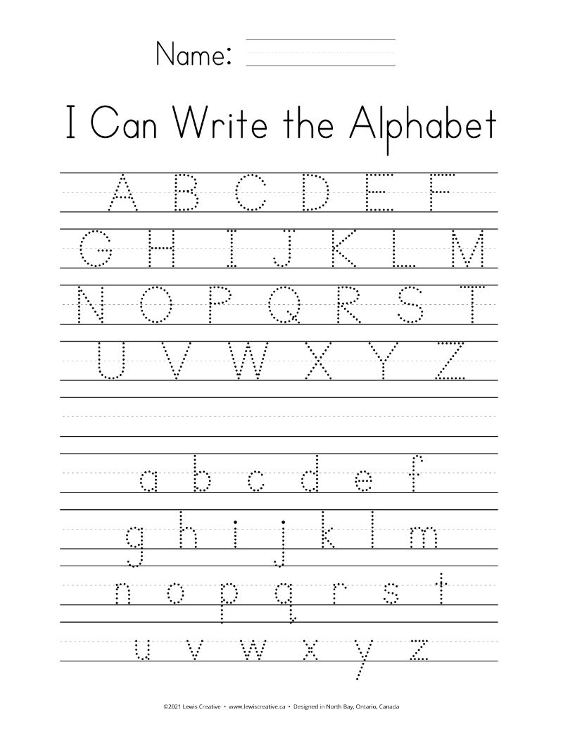 Tracing Alphabet Letters Printable Handwriting Worksheets Free Printables Lettering SVG Files Tools Apps