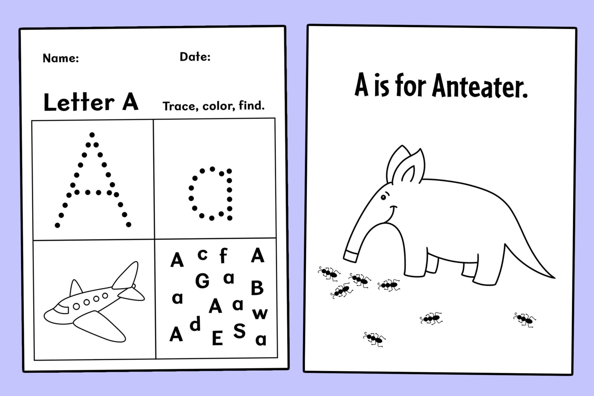 Free Alphabet Worksheets For Preschool A Z Printable ABC Activities The Hollydog Blog Free Alphabet Worksheets For Preschool A Z Printable ABC Activities The Hollydog Blog