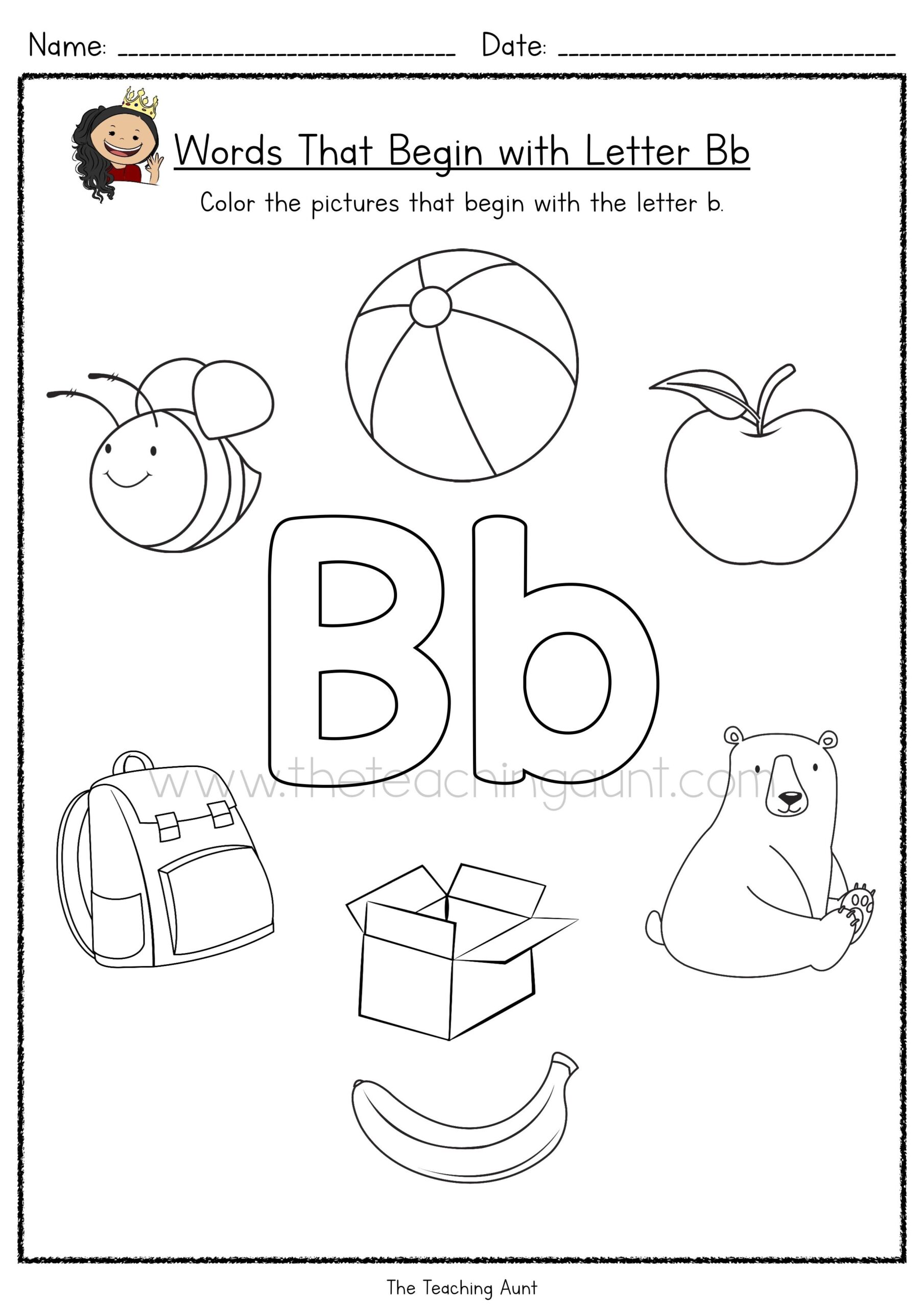 Free Beginning Letter Sounds Worksheets Free Beginning Letter Sounds Worksheets