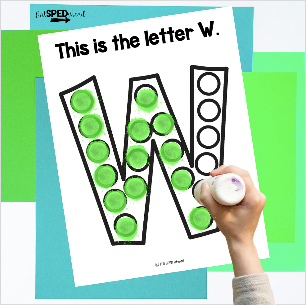 Free Fine Motor Activities Bingo Marker Dauber Printable Coloring Pages Alphabet Classful