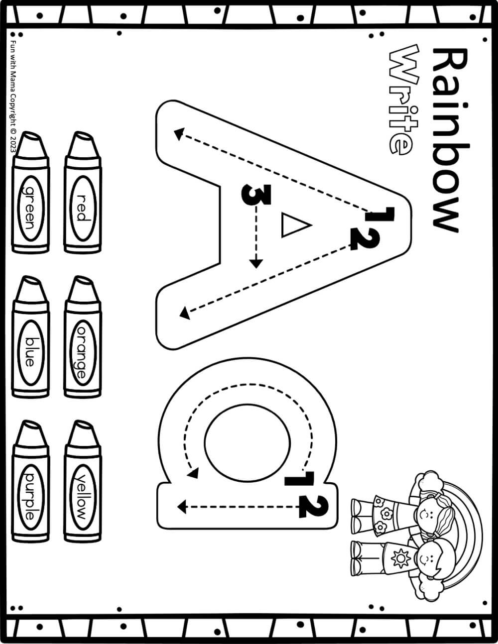 Free Letter A Worksheets For Preschool Kindergarten Fun With Mama Free Letter A Worksheets For Preschool Kindergarten Fun With Mama