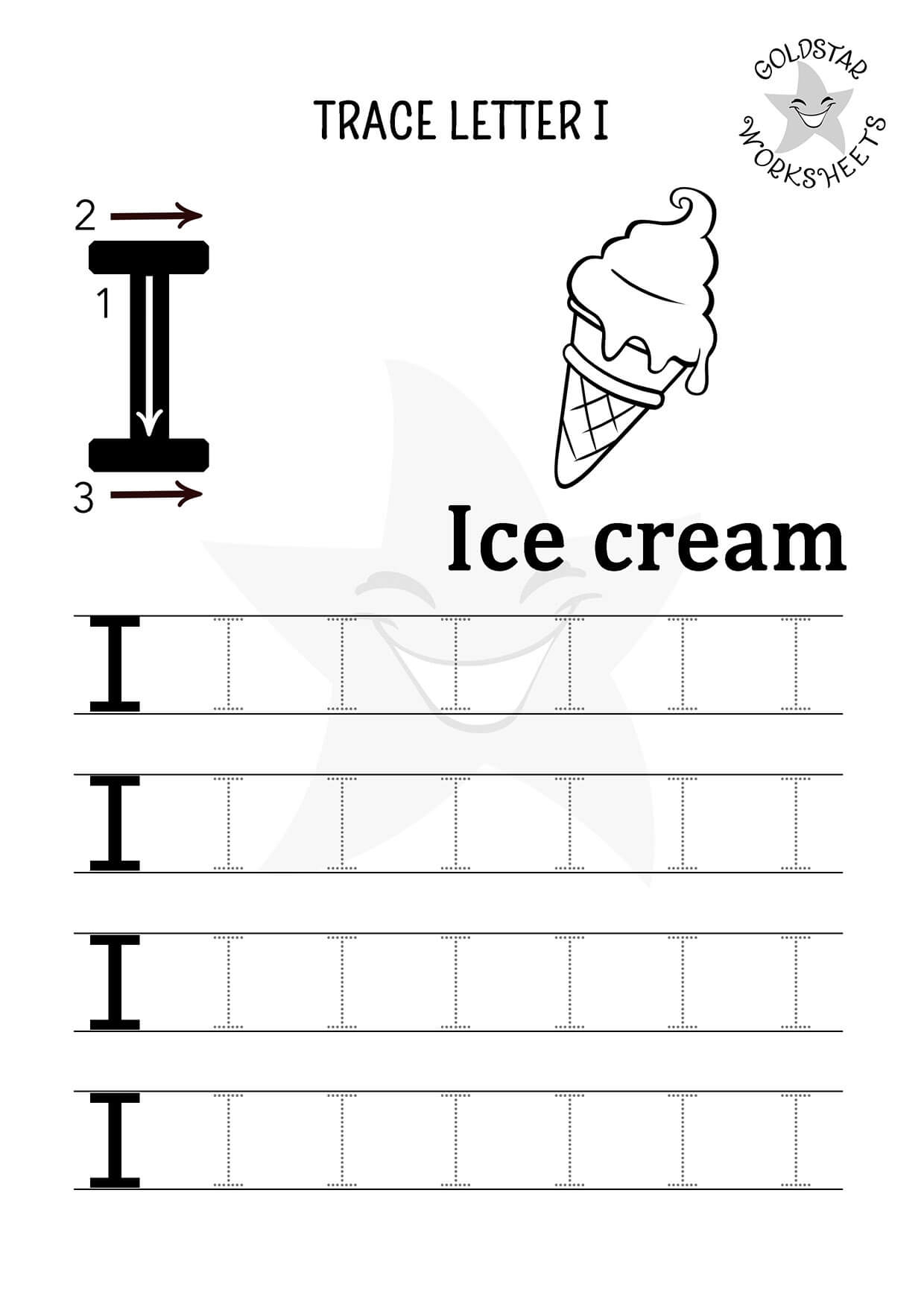 Free Letter I Tracing Worksheets Created By Graphic Designer Teacher Worksheets Library Free Letter I Tracing Worksheets Created By Graphic Designer Teacher Worksheets Library
