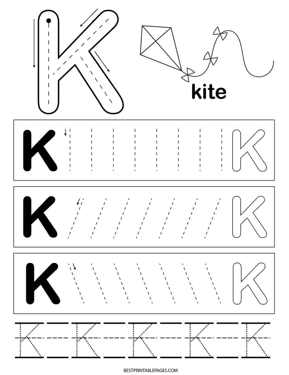 Free Letter K Preschool Worksheet Learning Activities Zena S Suitcase Free Letter K Preschool Worksheet Learning Activities Zena S Suitcase