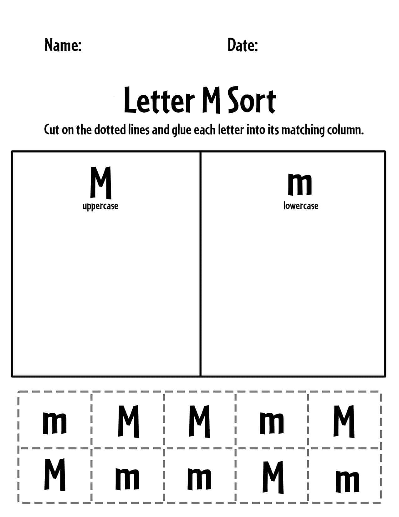 FREE Letter M Worksheets For Preschool The Hollydog Blog FREE Letter M Worksheets For Preschool The Hollydog Blog