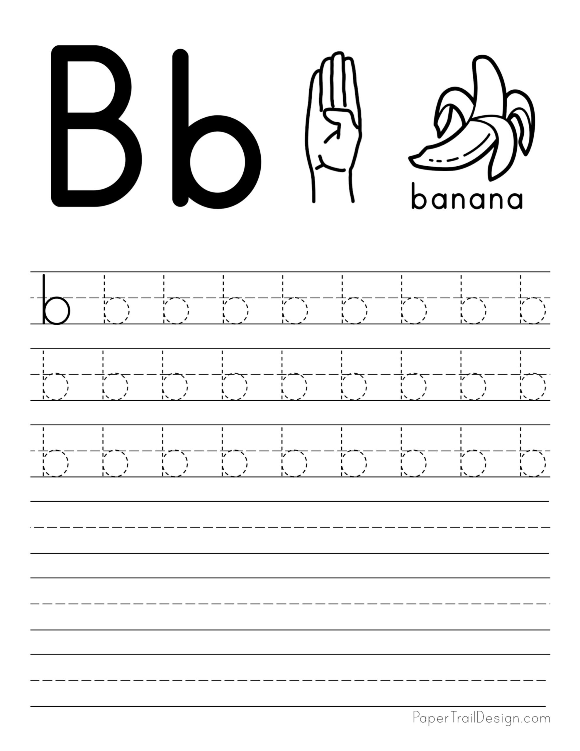 Free Letter Tracing Worksheets Paper Trail Design Free Letter Tracing Worksheets Paper Trail Design