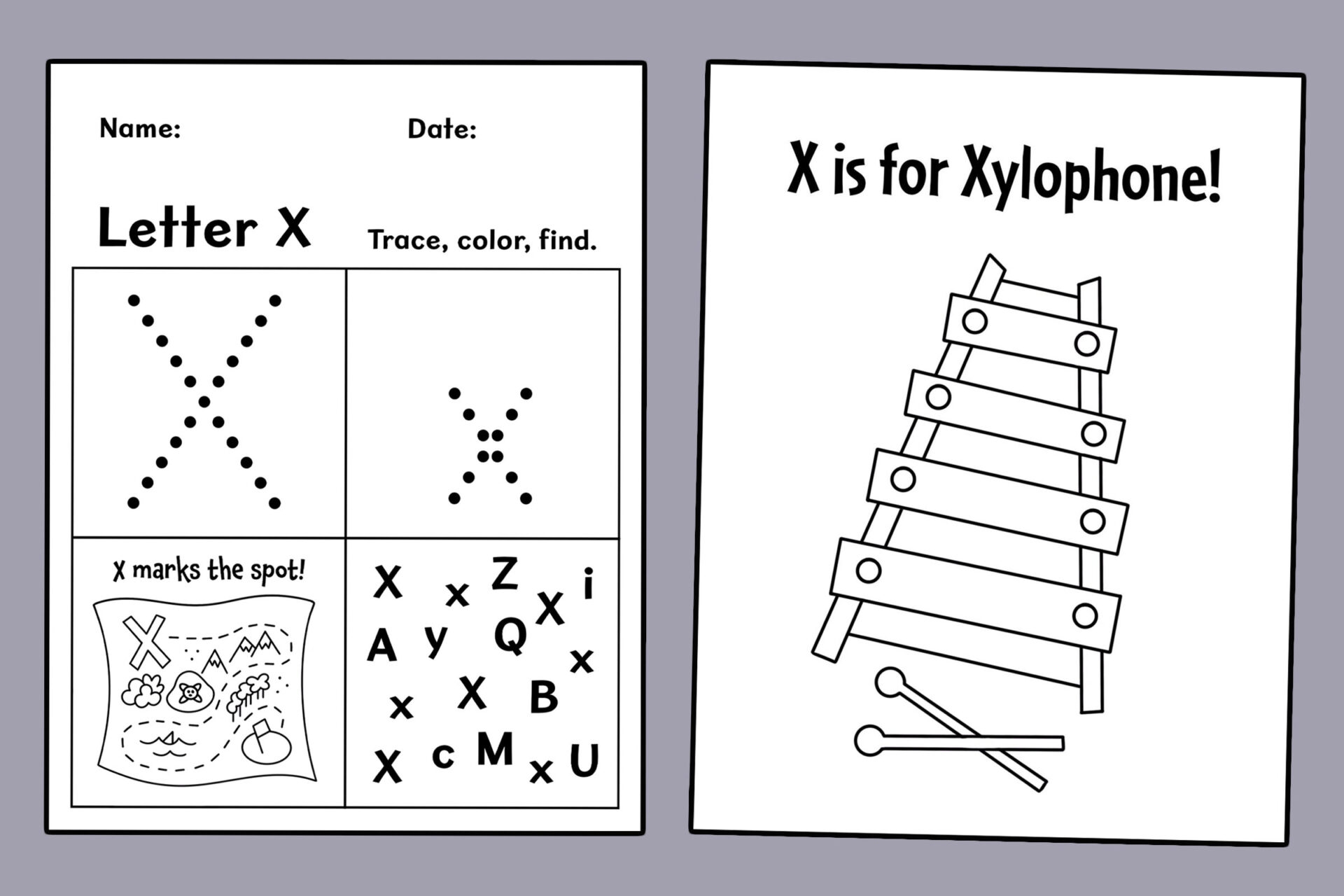 FREE Letter X Worksheets For Preschool The Hollydog Blog FREE Letter X Worksheets For Preschool The Hollydog Blog