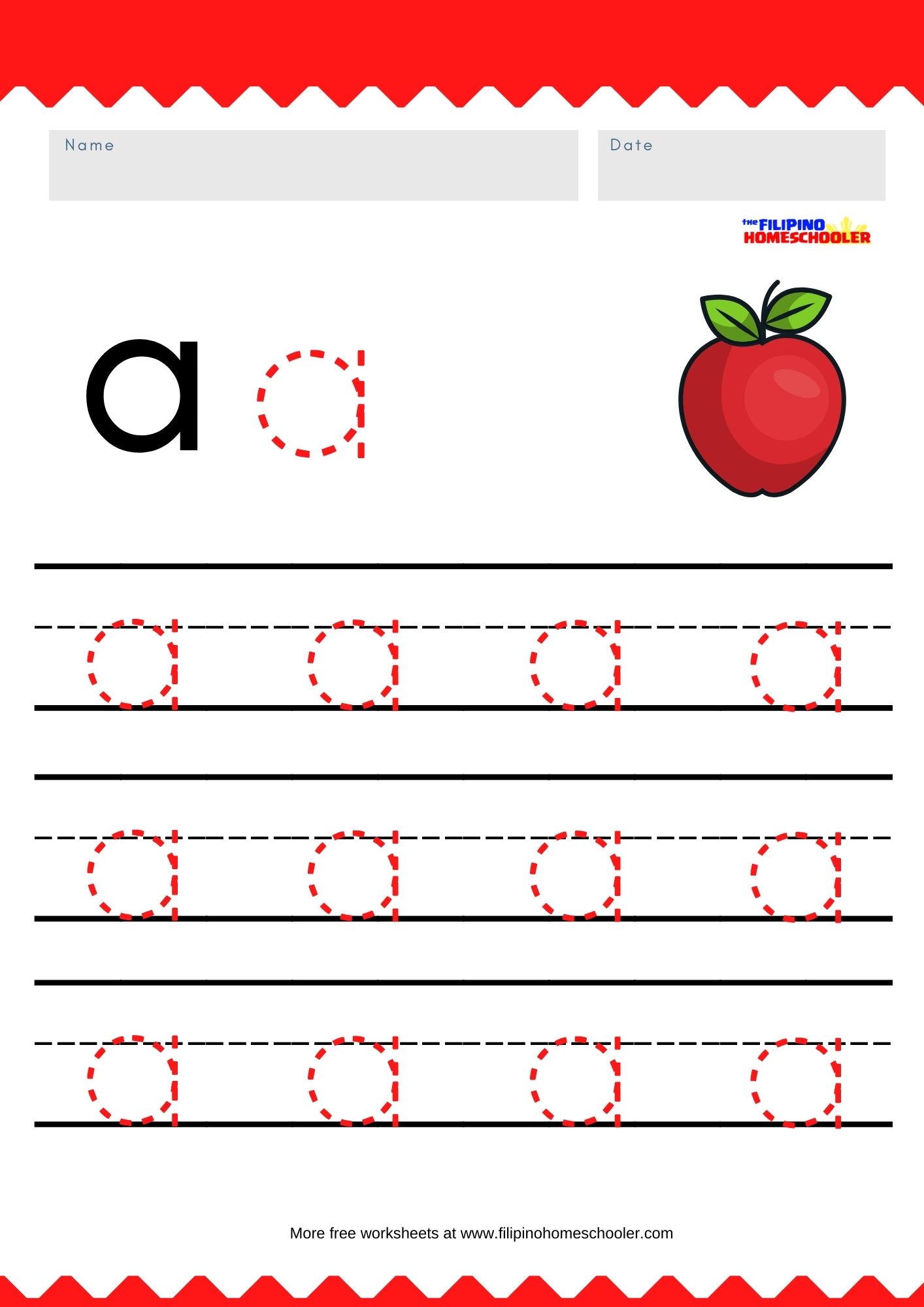 FREE Lowercase Vowel Tracing Worksheets The Filipino Homeschooler FREE Lowercase Vowel Tracing Worksheets The Filipino Homeschooler
