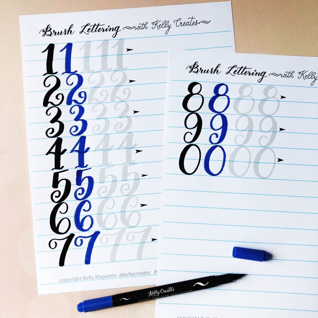 Free Numbers Worksheet Kelly Creates