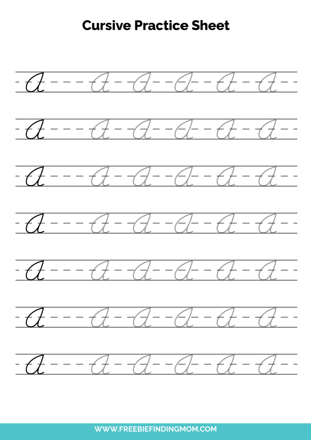 Free Printable Cursive Alphabet Practice Sheets Capital A Customize 159 Handwriting Practice Worksheets Templates Online Canva