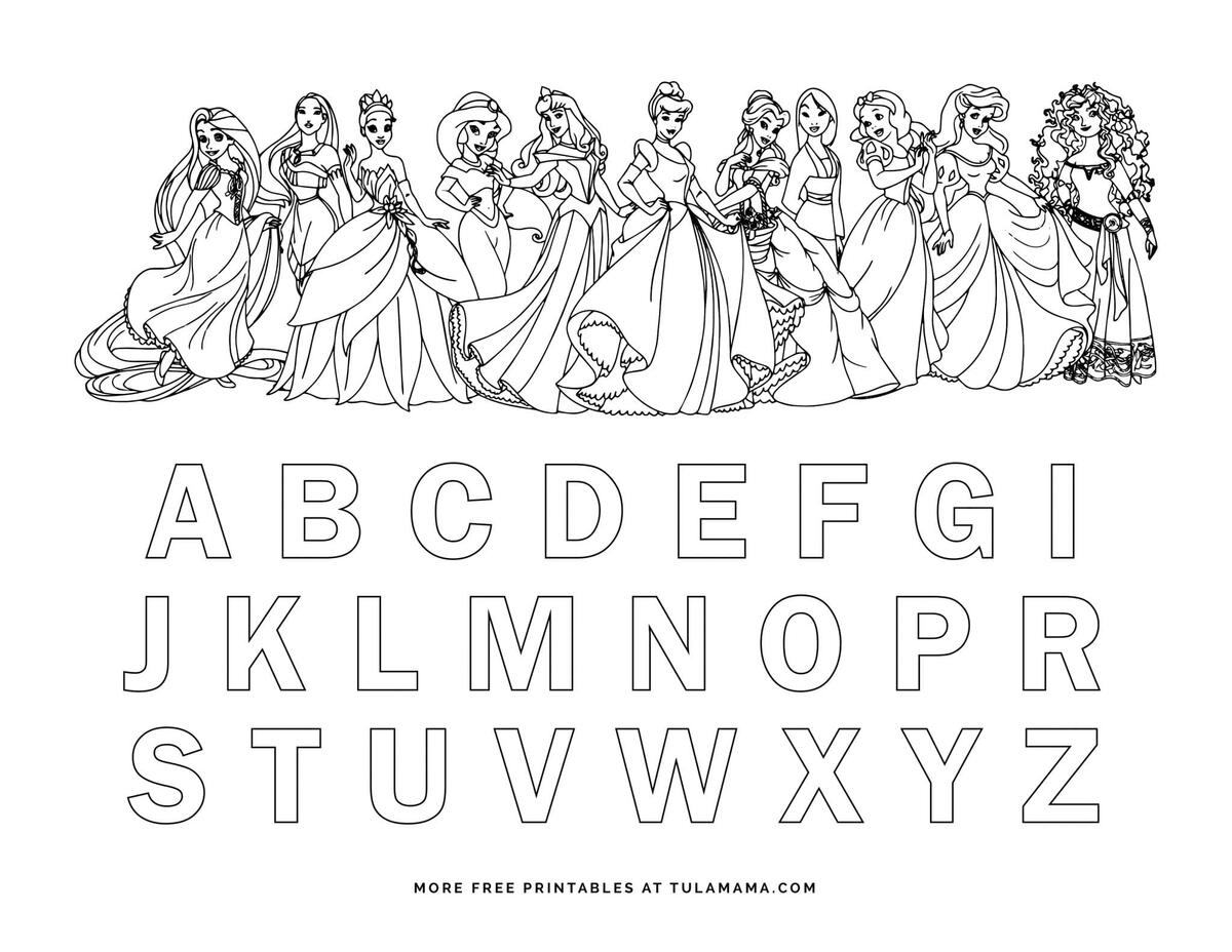 Disney Lettering Practice Sheets