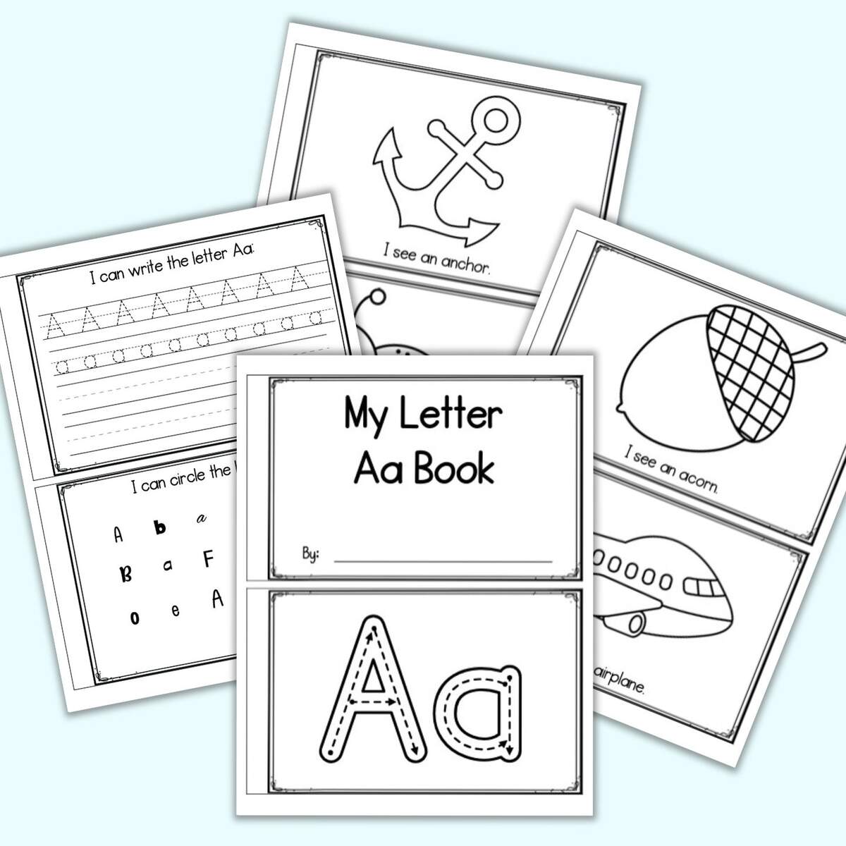 Free Printable Letter A Book Emergent Reader For Preschool Pre K And K The Artisan Life Free Printable Letter A Book Emergent Reader For Preschool Pre K And K The Artisan Life