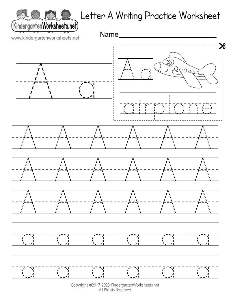 Free Printable Letter A Writing Practice Worksheet Free Printable Letter P Writing Practice Worksheet