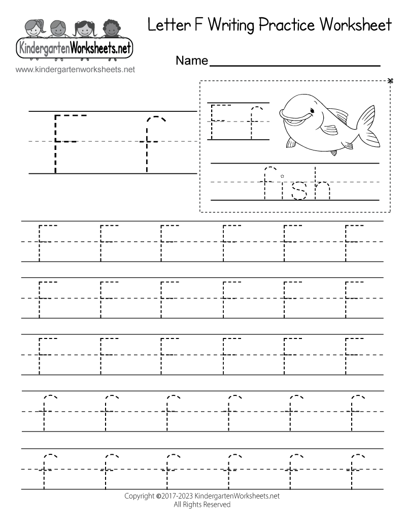 Free Printable Letter F Writing Practice Worksheet Writing Practice Letter F Printable Worksheet Stock Vector Royalty Free 1176705253 Shutterstock