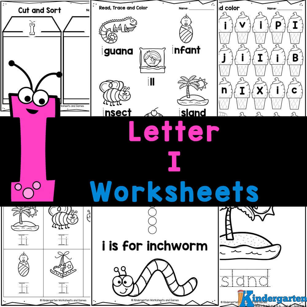 FREE Printable Letter I Worksheets For Kindergarten FREE Printable Letter I Worksheets For Kindergarten