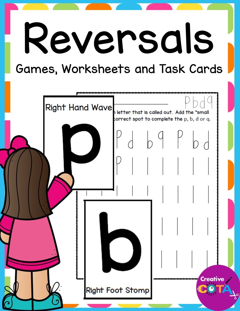 Free Printable Letter Reversal Worksheet Your Therapy Source CVC Missing Letter Worksheets For Phonics Practice