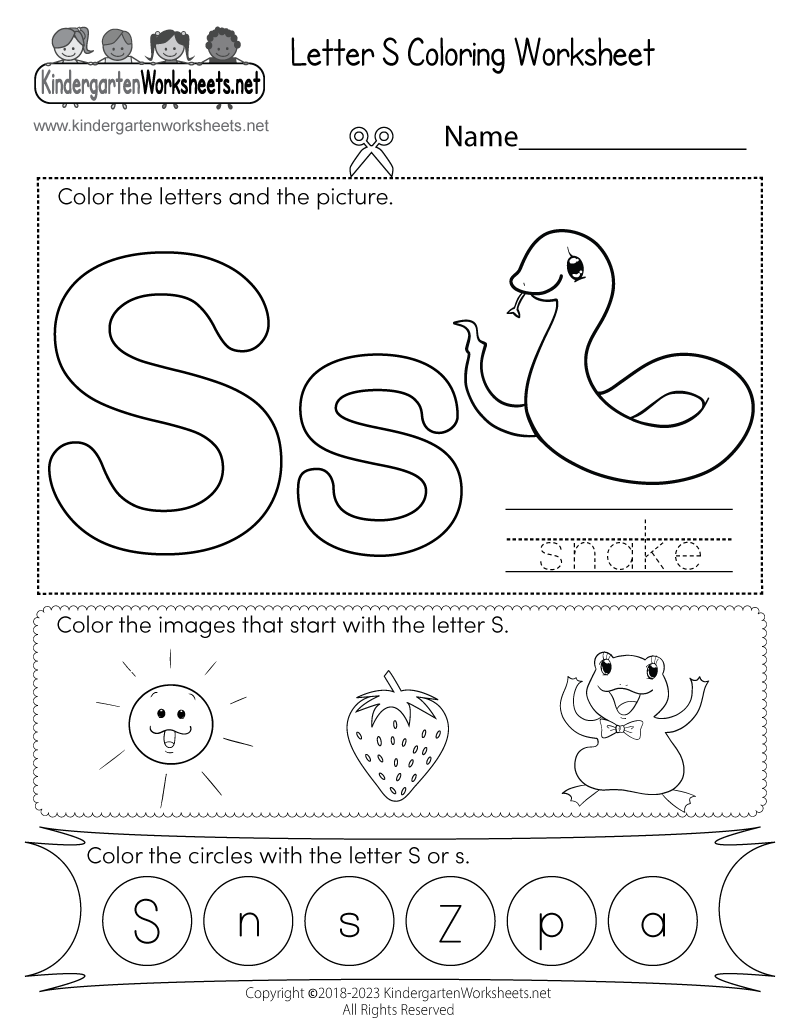 Free Printable Letter S Coloring Worksheet Worksheets Library Free Printable Letter S Coloring Worksheet Worksheets Library