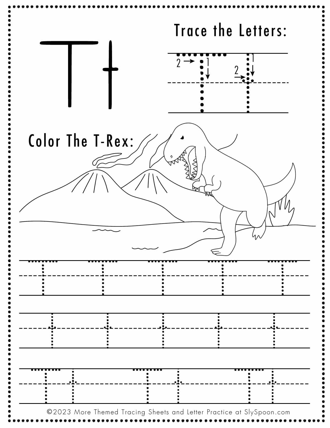 Free Printable Letter T Worksheets Sly Spoon Free Printable Letter T Worksheets Sly Spoon
