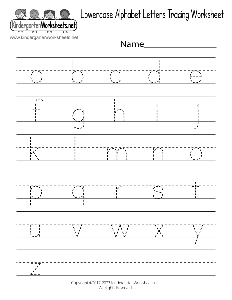 26 Printable Worksheets Trace The Letters Uppercase Lowercase A Z Preschool Kindergarten Made By Teachers