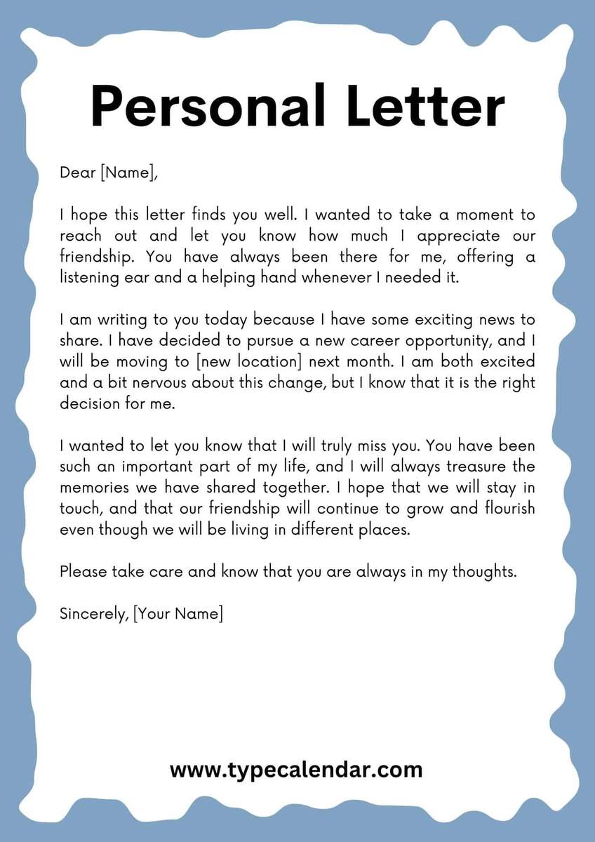 Free Printable Personal Letter Templates Word PDF Free Custom Printable Friendship Worksheet Templates Canva