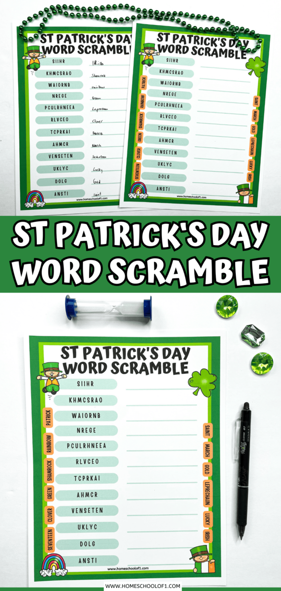 5 Leprechaun Alphabet Games