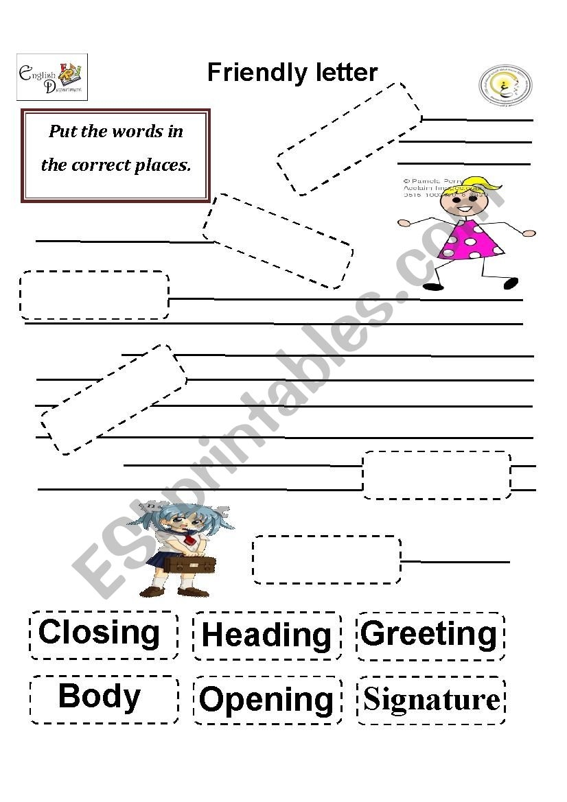 Friendly Letter ESL Worksheet By MariomaMe123 40 Best Friendly Letter Format Examples TemplateLab Worksheets Library