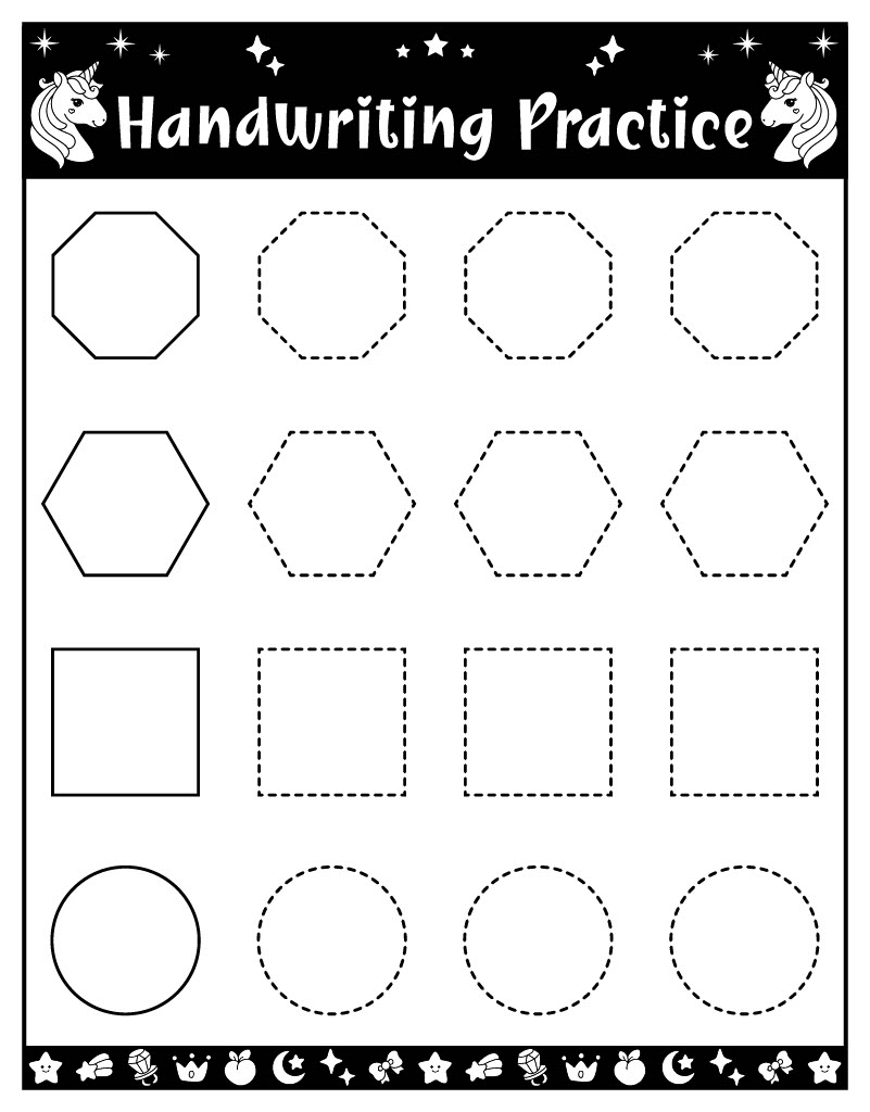 Give Your Child A Head Start In Learning With This Amazing Big Letter Number Shape Tracing Book Made By Teachers