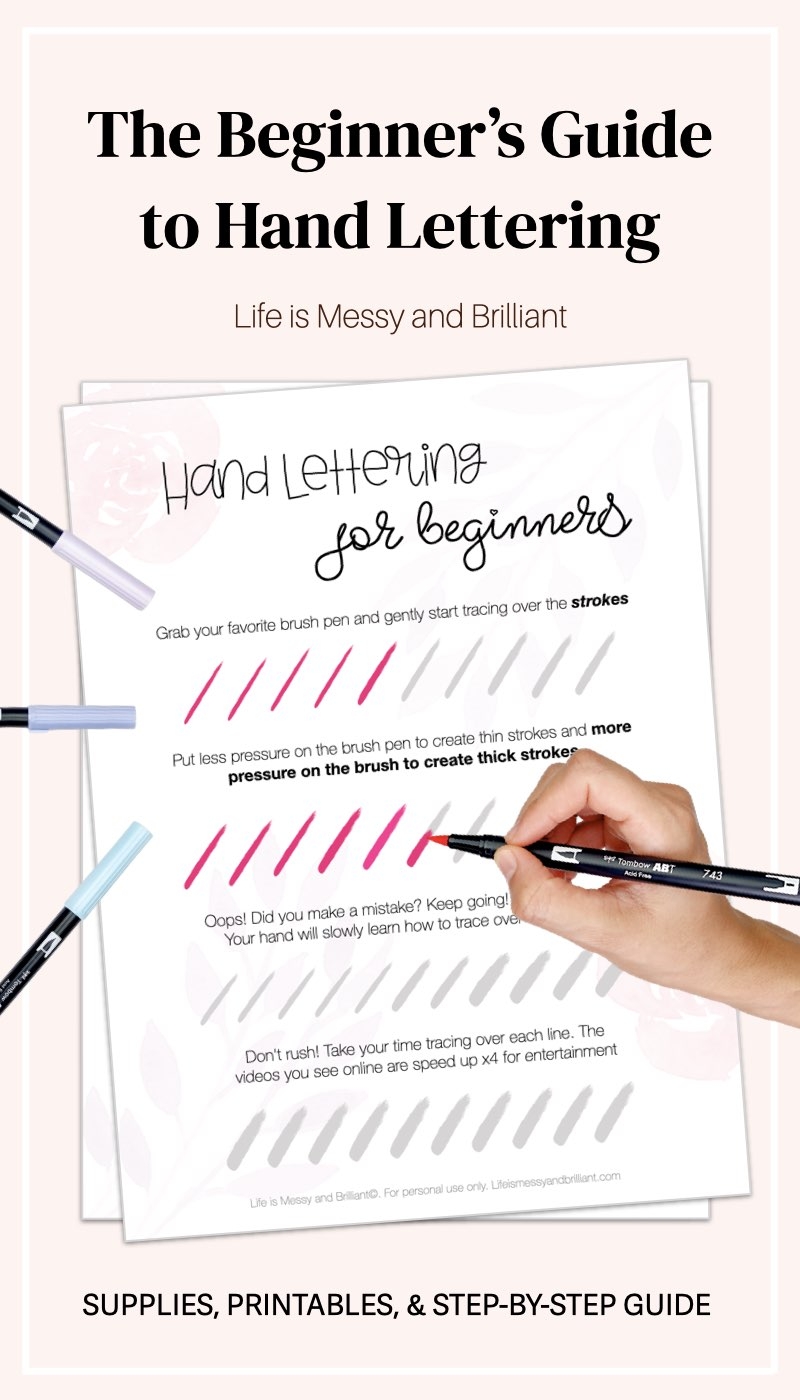 Hand Lettering For Beginners Step By Step Guide And Resources Hand Lettering For Beginners Step By Step Guide And Resources