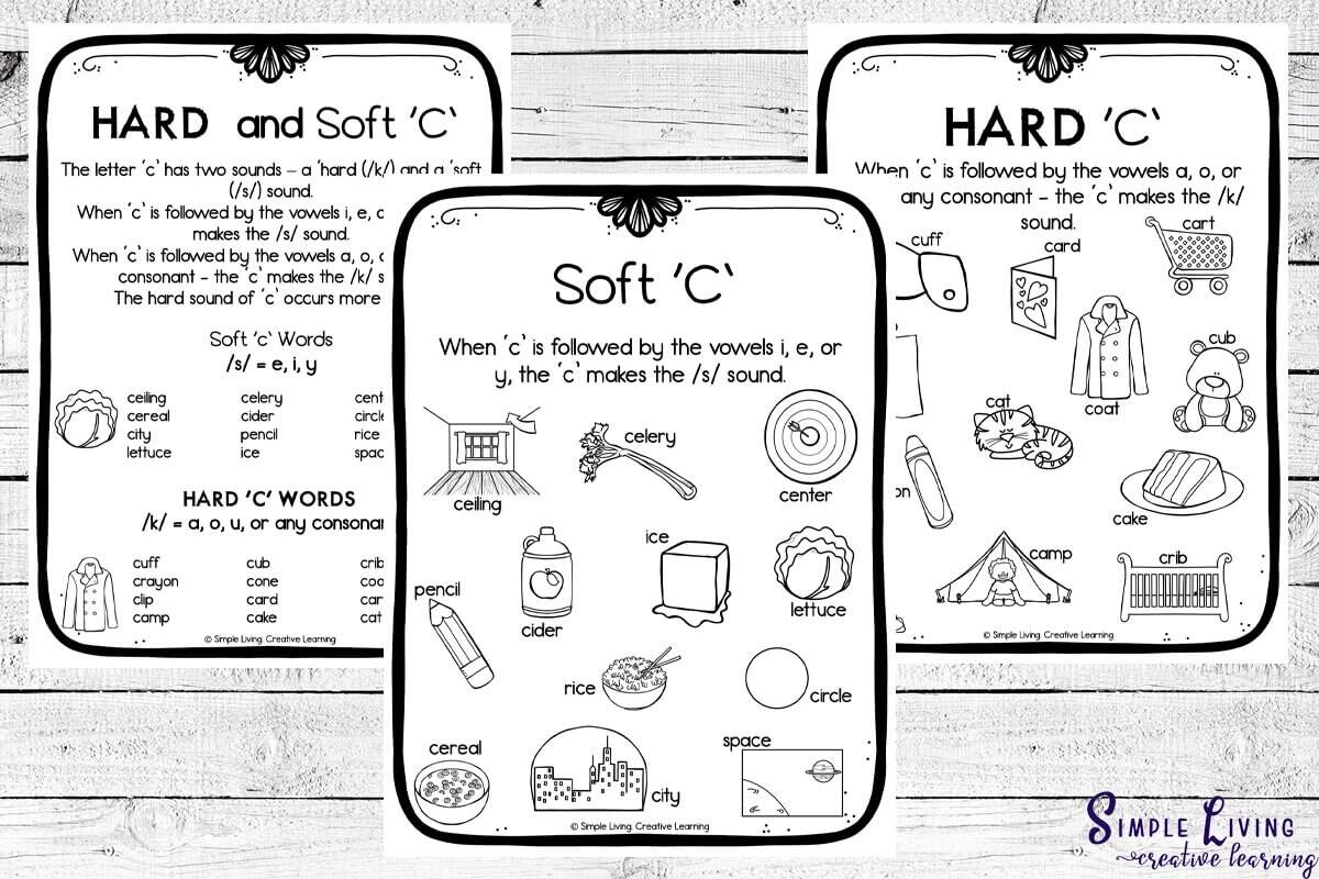 Hard C And Soft C Worksheets Simple Living Creative Learning Hard C And Soft C Worksheets Simple Living Creative Learning