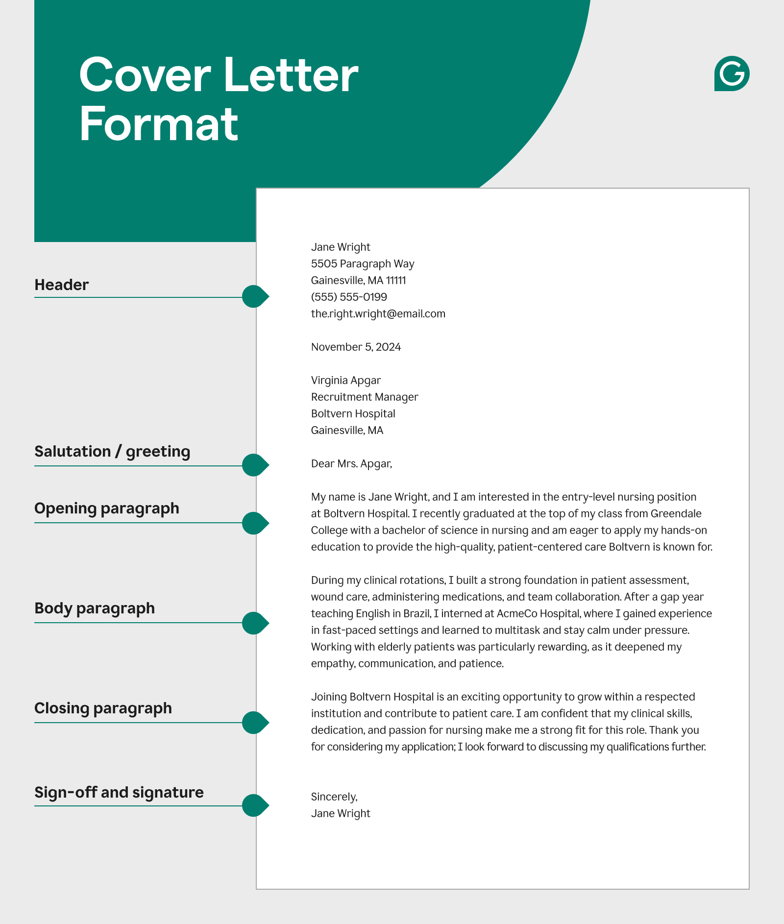 How To Format A Cover Letter A Step By Step Guide For Job Seekers Grammarly How To Format A Cover Letter A Step By Step Guide For Job Seekers Grammarly