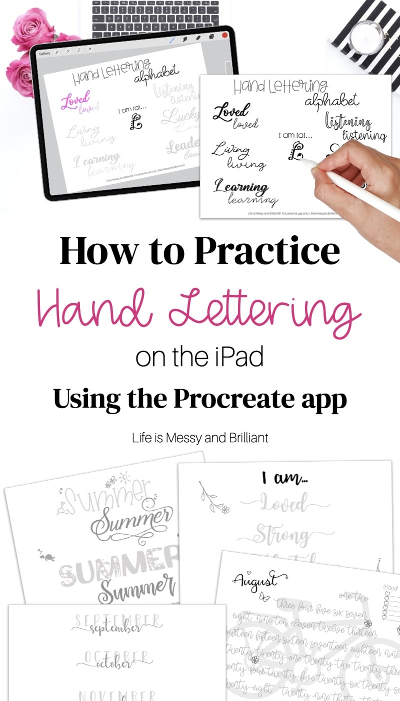 How To Practice Hand Lettering On The IPad With Procreate