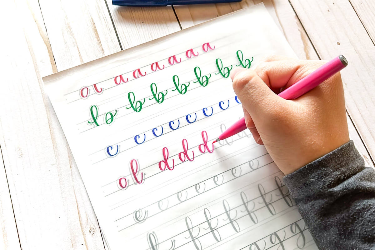 How To Use Calligraphy Worksheets and Why You Should By Heidi Grace