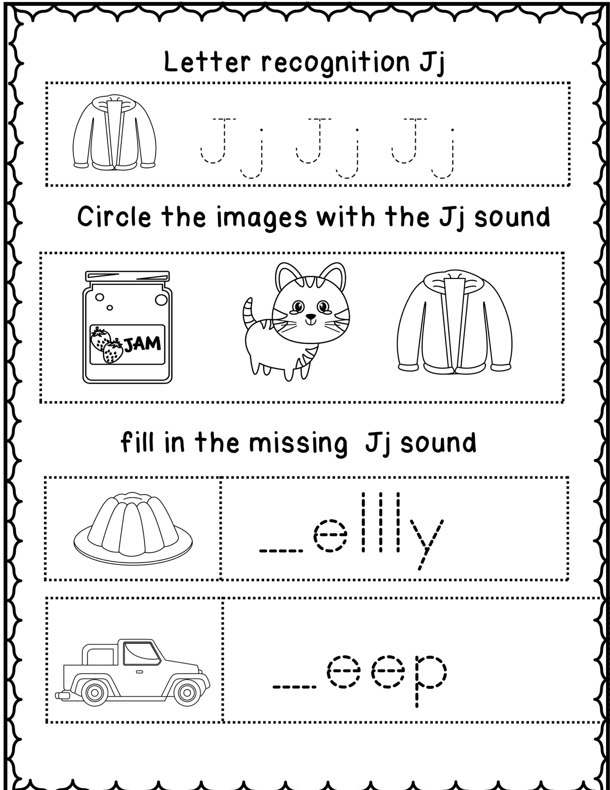 J Beginning Sound Alphabet Work Pack Made By Teachers J Beginning Sound Alphabet Work Pack Made By Teachers