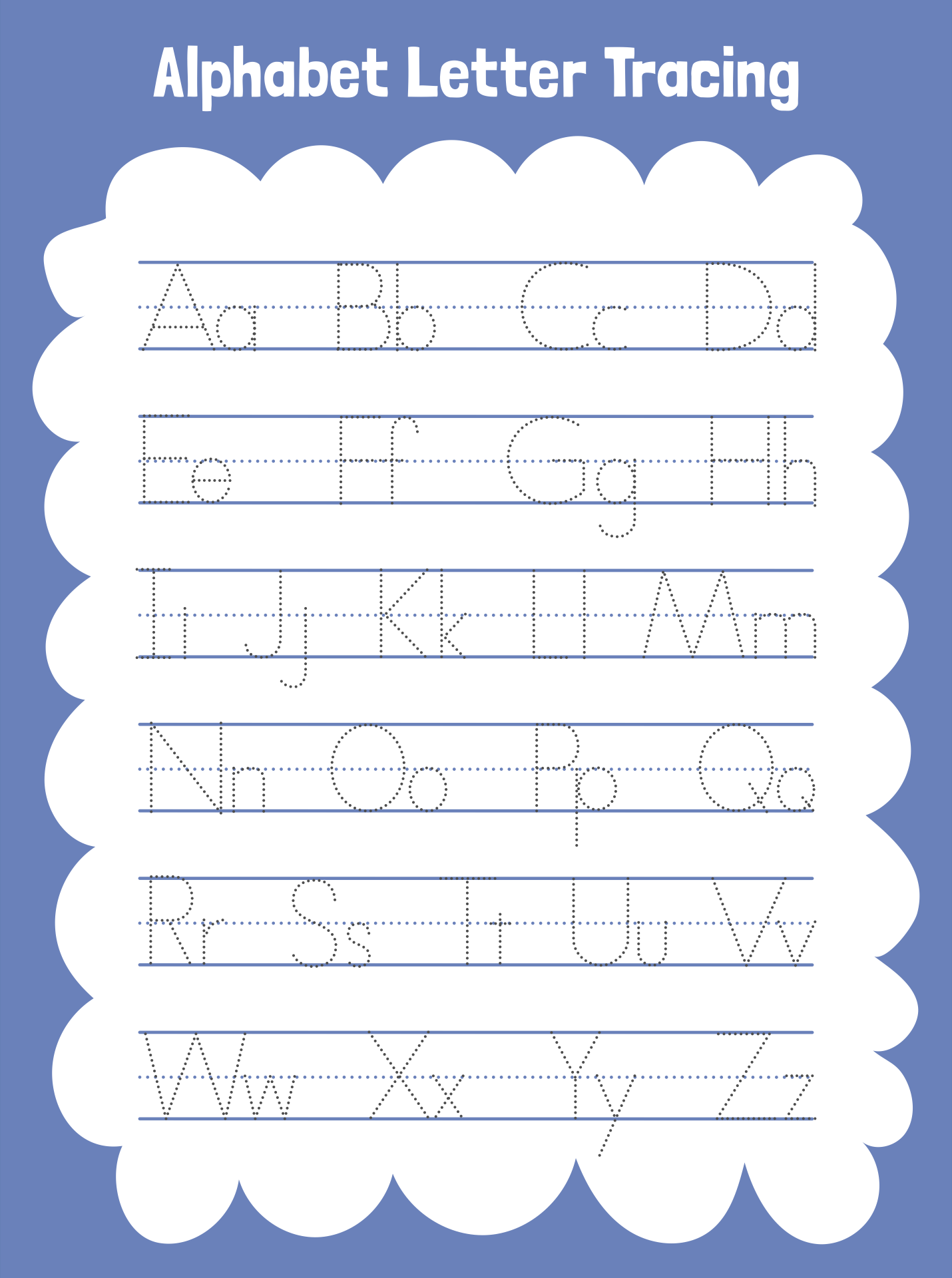 Kids Letter Tracing 10 Free PDF Printables Printablee