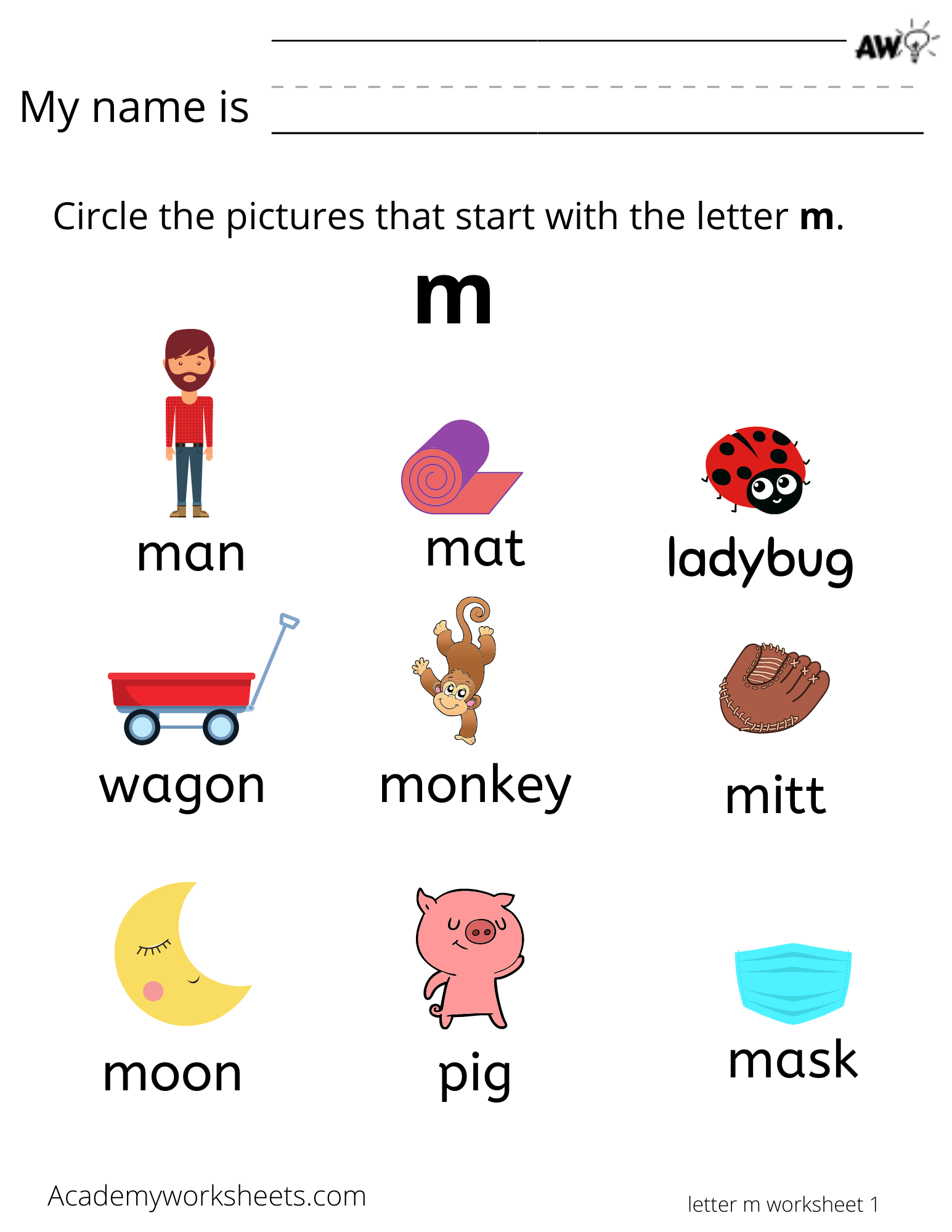 Learn The Letter M M Learning The Alphabet Academy Worksheets Worksheets Library Learn The Letter M M Learning The Alphabet Academy Worksheets Worksheets Library