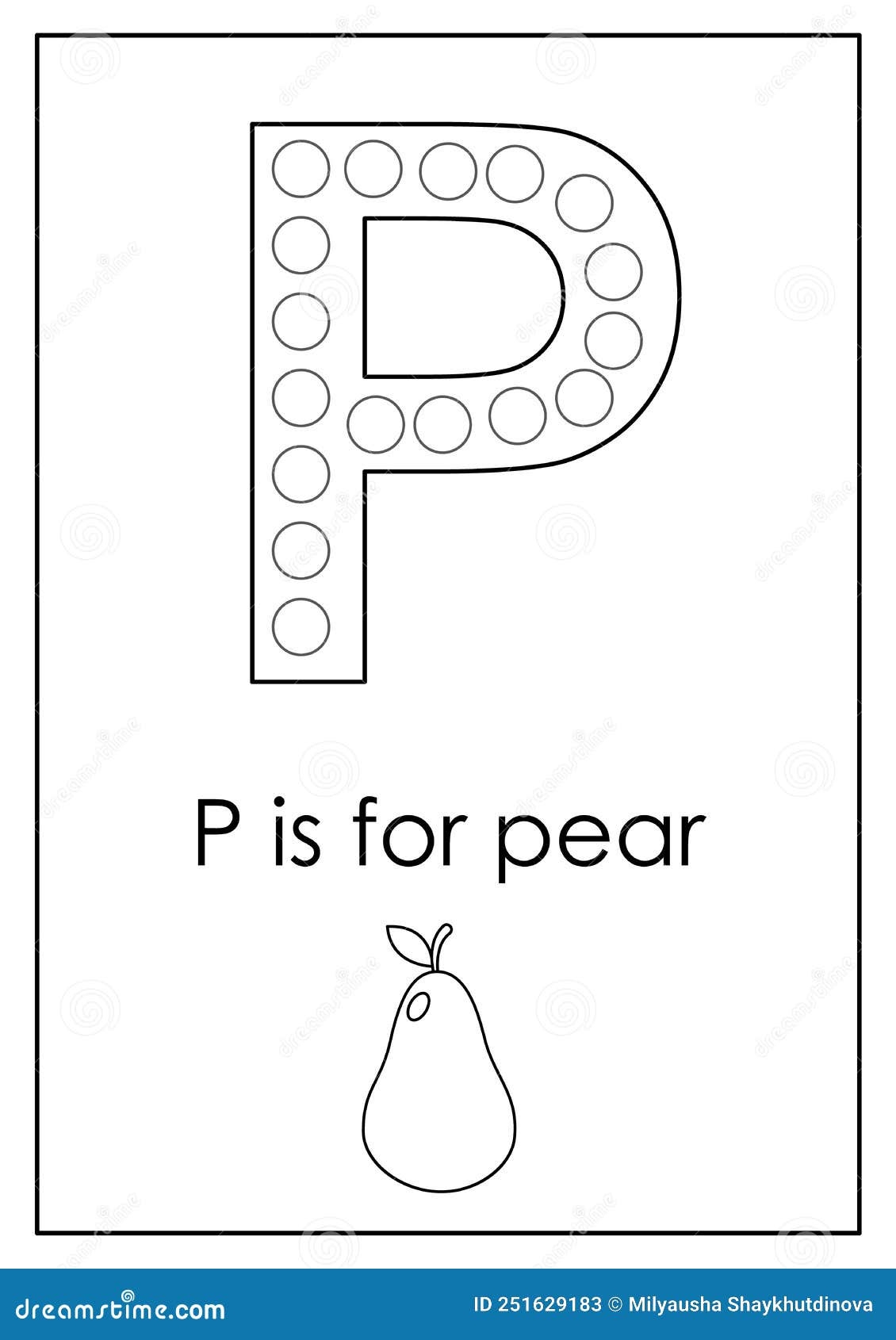 Learning English Alphabet For Kids Letter P Dot Marker Activity Stock Vector Illustration Of Cartoon Childish 251629183 Learning English Alphabet For Kids Letter P Dot Marker Activity Stock Vector Illustration Of Cartoon Childish 251629183