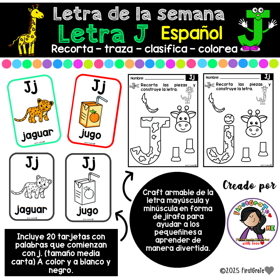 Letra De La Semana Letra J Letter Of The Week Spanish Letter J Made By Teachers Letra De La Semana Letra J Letter Of The Week Spanish Letter J Made By Teachers