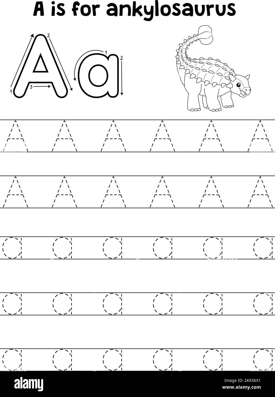 Letter A Tracing Hi Res Stock Photography And Images Alamy