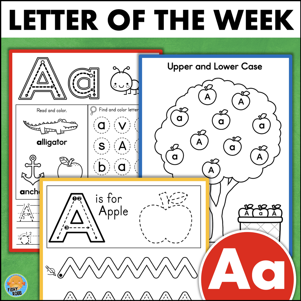 Letter A Worksheets Letter Of The Week Activities Sound Tracing Recognition Made By Teachers