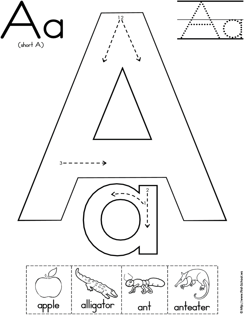 Letter A