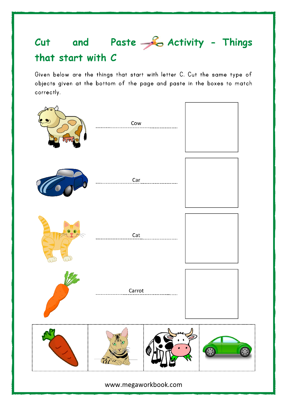 Letter C Activities Letter C Worksheets Letter C Activities Worksheets Library