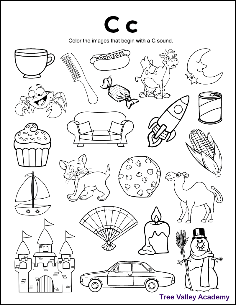 Free Printable Letter C Writing Practice Worksheet