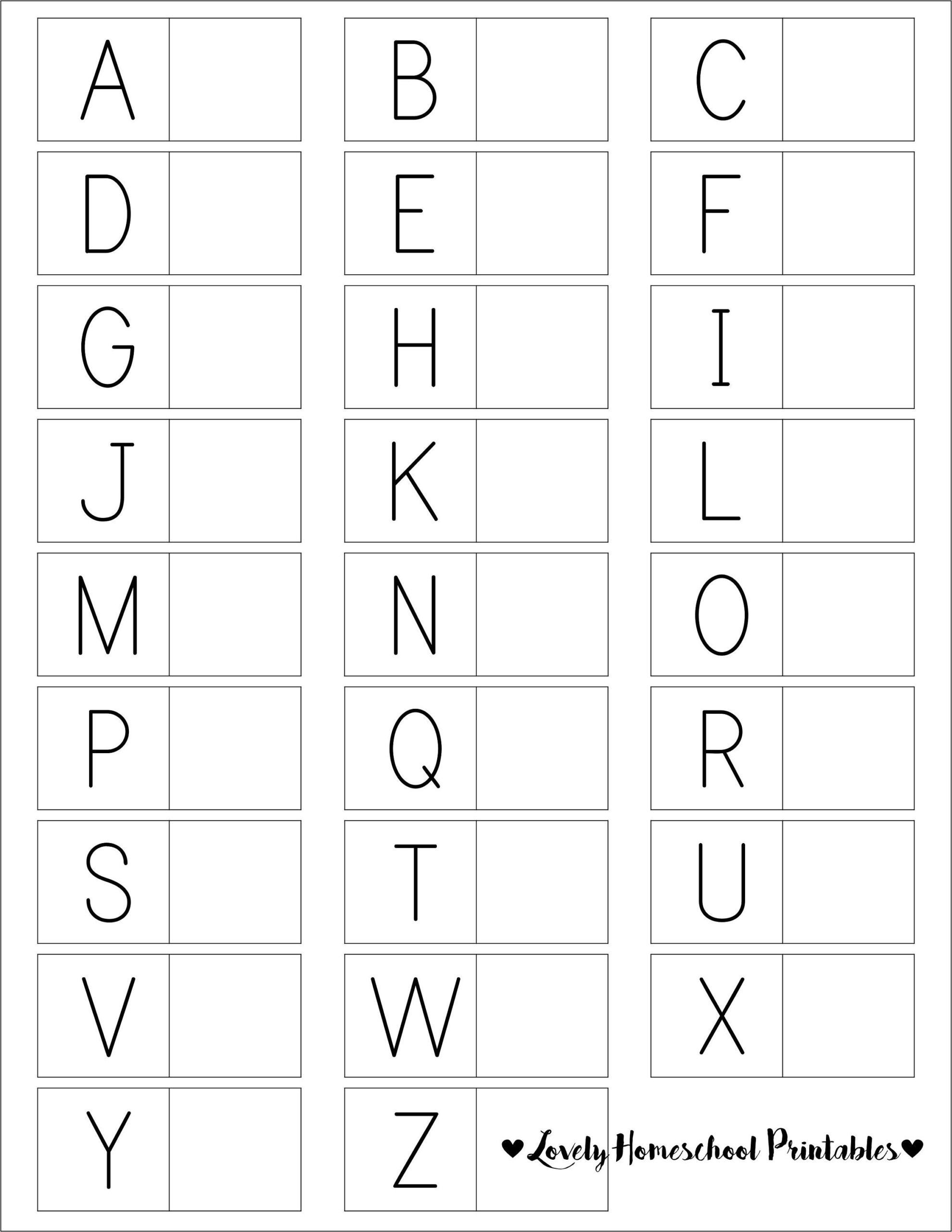 Copy Imitate Uppercase And Lowercase Letters In Boxes Classful