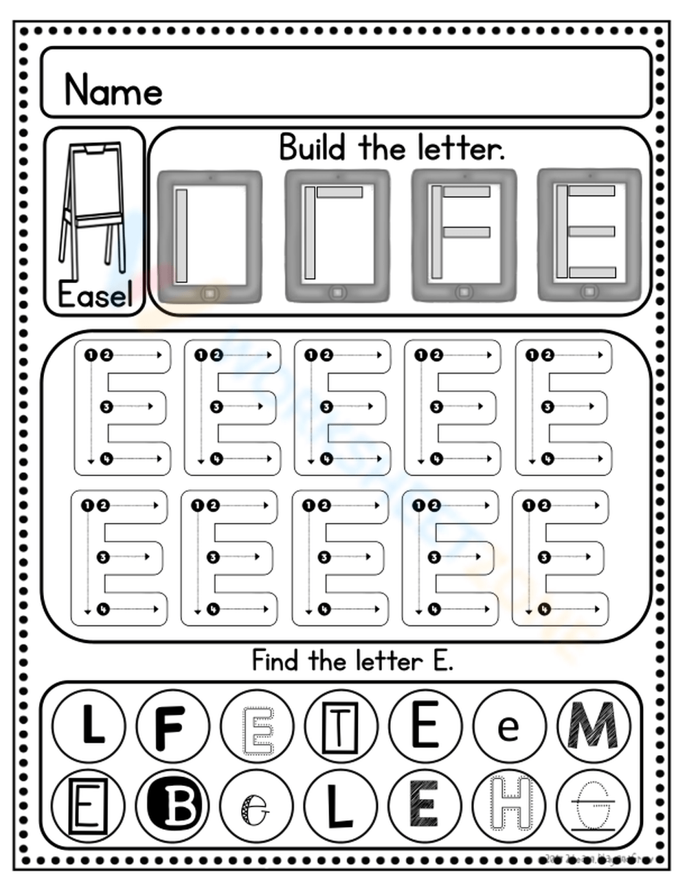 Letter D Handwriting Without Tears Worksheet